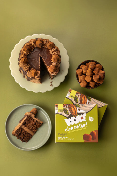 Vegan chocolate truffles - WOW Chocolao!