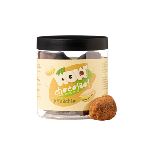 Trufas de Chocolate con Pistacho - Tarro para regalo de 130 g