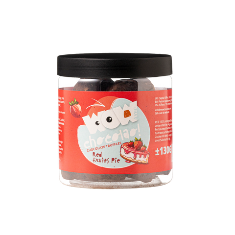 Trufas de Chocolate Tarta de Frutos Rojos - Tarro para regalo 130 g