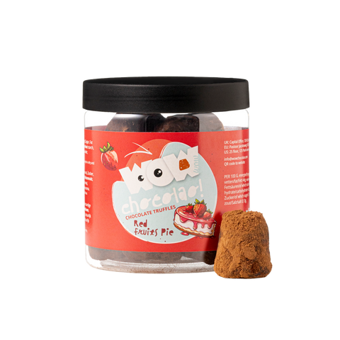 Trufas de Chocolate Tarta de Frutos Rojos - Tarro para regalo 130 g