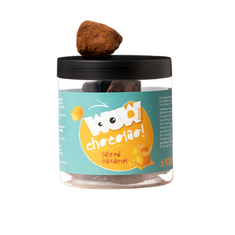 Trufas de Chocolate con Caramelo Salado - Tarro para regalo 130 g