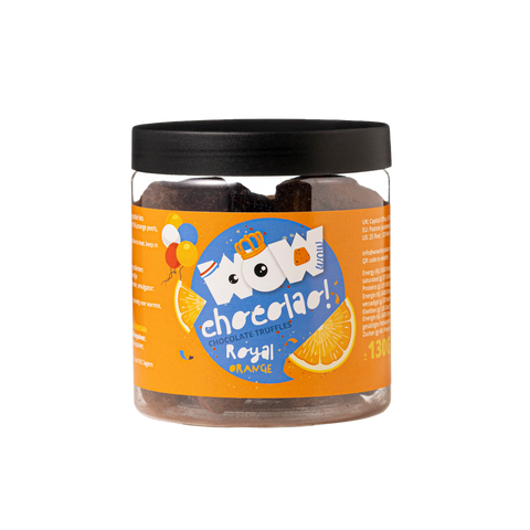 King's day orange cocoa truffles