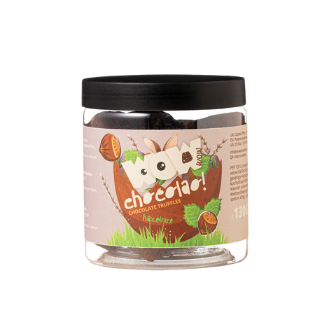 Easter hazelnut cocoa truffles