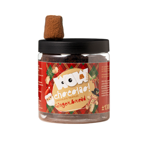 Gingerbread - Christmas Chocolate Truffles - Gifting jar 130g