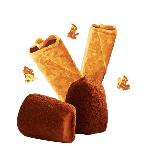 تروفل الشوكولاتة بنكهة الكوكيز - بالجملة