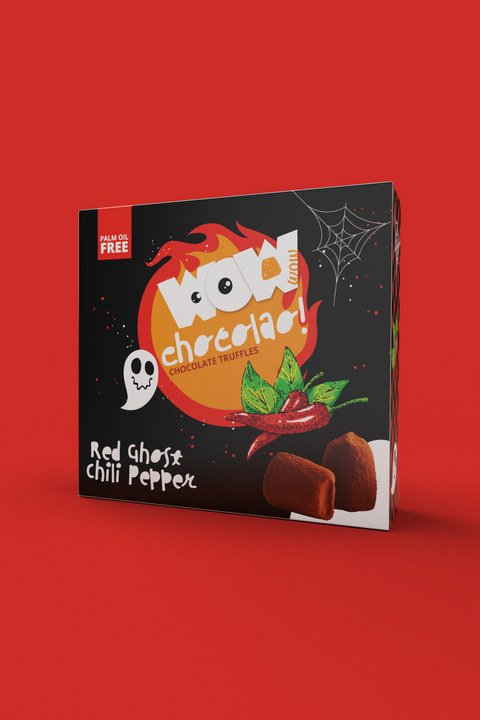 Red Ghost Chili Peppers - Halloween Edition - Chocolate Truffles