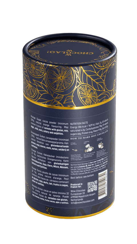 Orange - Hot Chocolate Mixture - 250g - WOW Chocolao!
