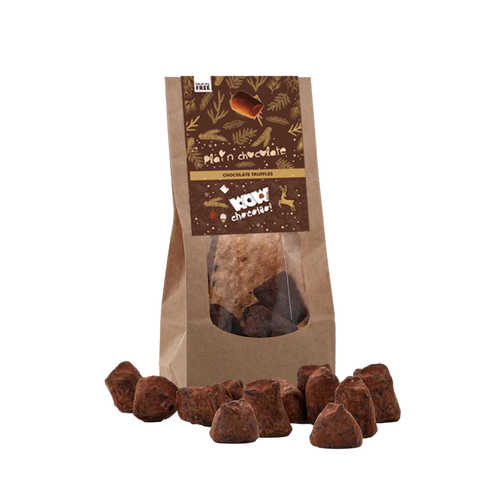 Plain Chocolate Truffles - Christmas Edition - Biodegradable bag 130g
