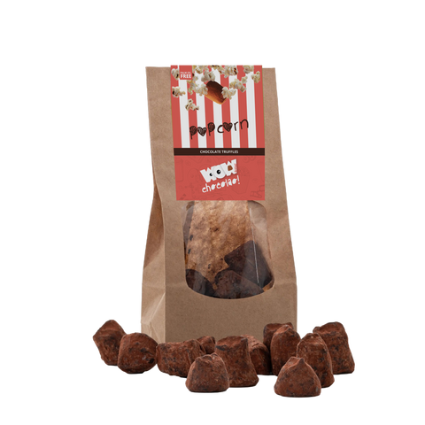 Popcorn Chocolate Truffles - Biodegradable bag 130g