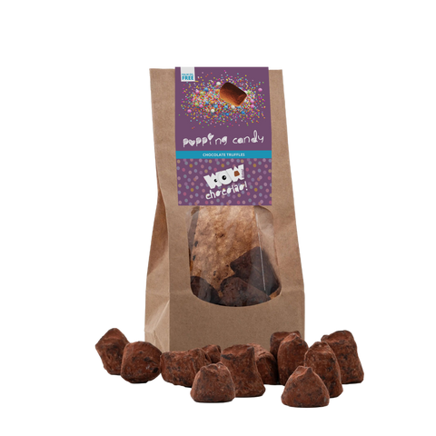 Popping Candy Chocolate Truffles - Biodegradable bag 130g