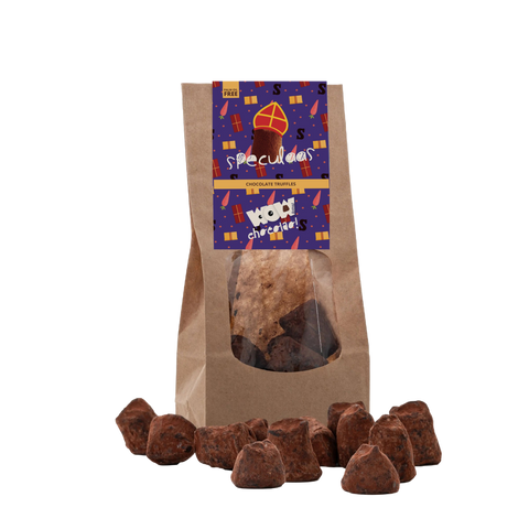 Speculaas Chocolate Truffles - Sinterklaas Edition - Biodegradable bag 130g